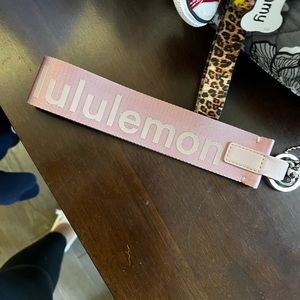 lululemon never lost keychain